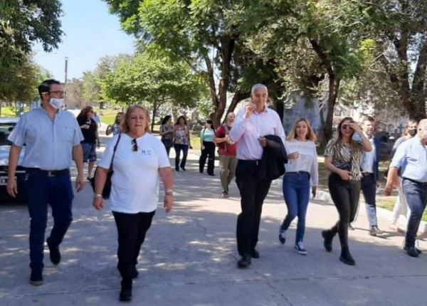 Pablo Tissera con Horacio Pietragalla